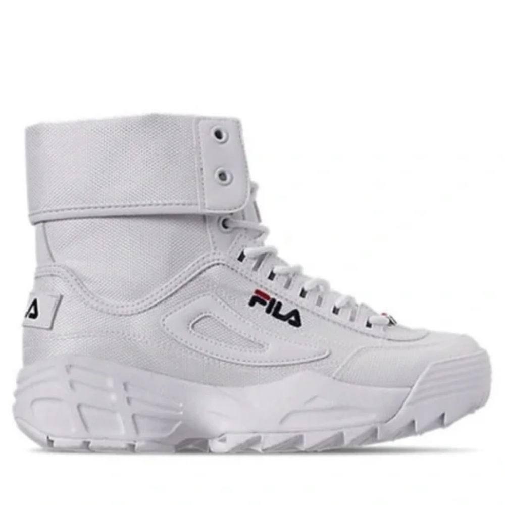 Fila Disrupt ballistic casual sneakers in white 7